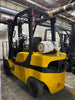 2018 Yale Forklift pneumatic tires  
5500 lb, 3 stage, side shift