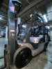 NISSAN forkloft  5500 Lb lifting capacity, 3 stage, side shift 
Pneumatic outdoor tires